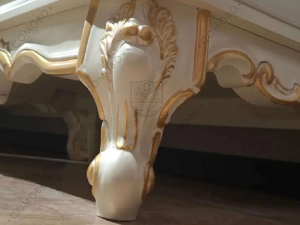 Гостиная «Royal» Simex: две витрины для посуды и тумба ТВ, цвет слоновая кость
