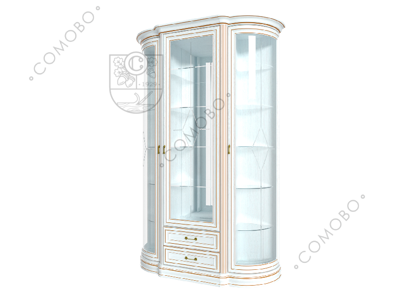 Витрина «Василиса» высокая (витраж ромб)